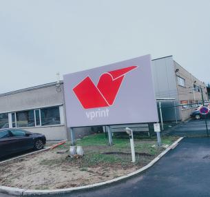 caisson lumineux ou ajouré V PRINT